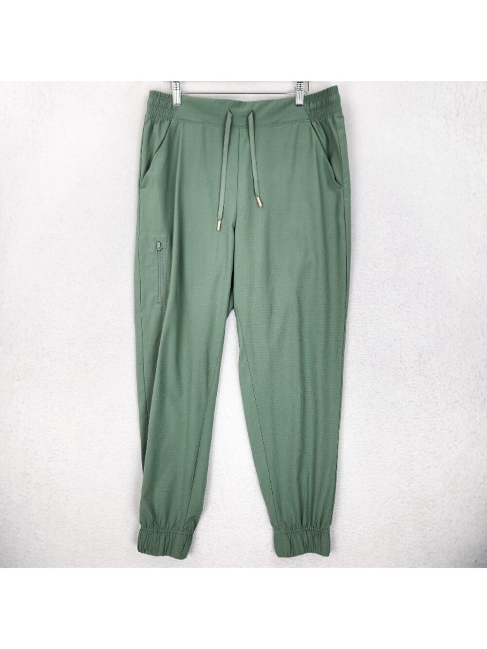 Eddie Bauer Pants Womens XL Green Joggers Sightscape Horizon Cargo Hiking Casual